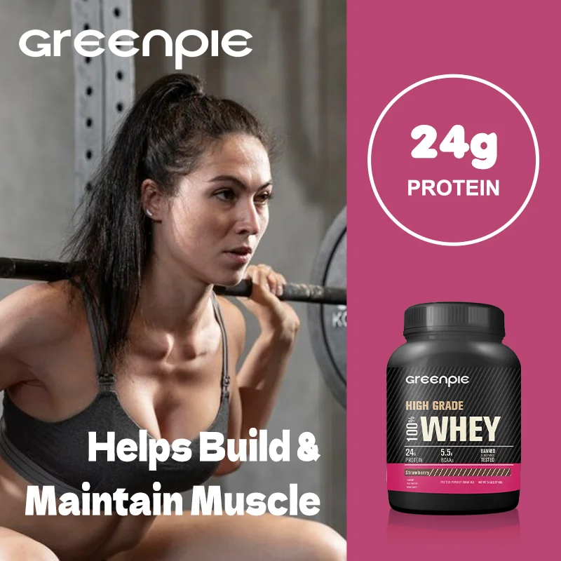 Greenpie Increase Muscle Building Gym Supplements Sports Power Nutrition Mass Gainer Isolate Whey Protein Powder