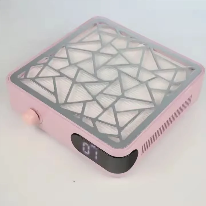 Professional Nail Table Dust Collector 48w 35000rpm Rechargeable Nail Dust Collector 2024 Vacuum Cleaner Machine for Nail Salon