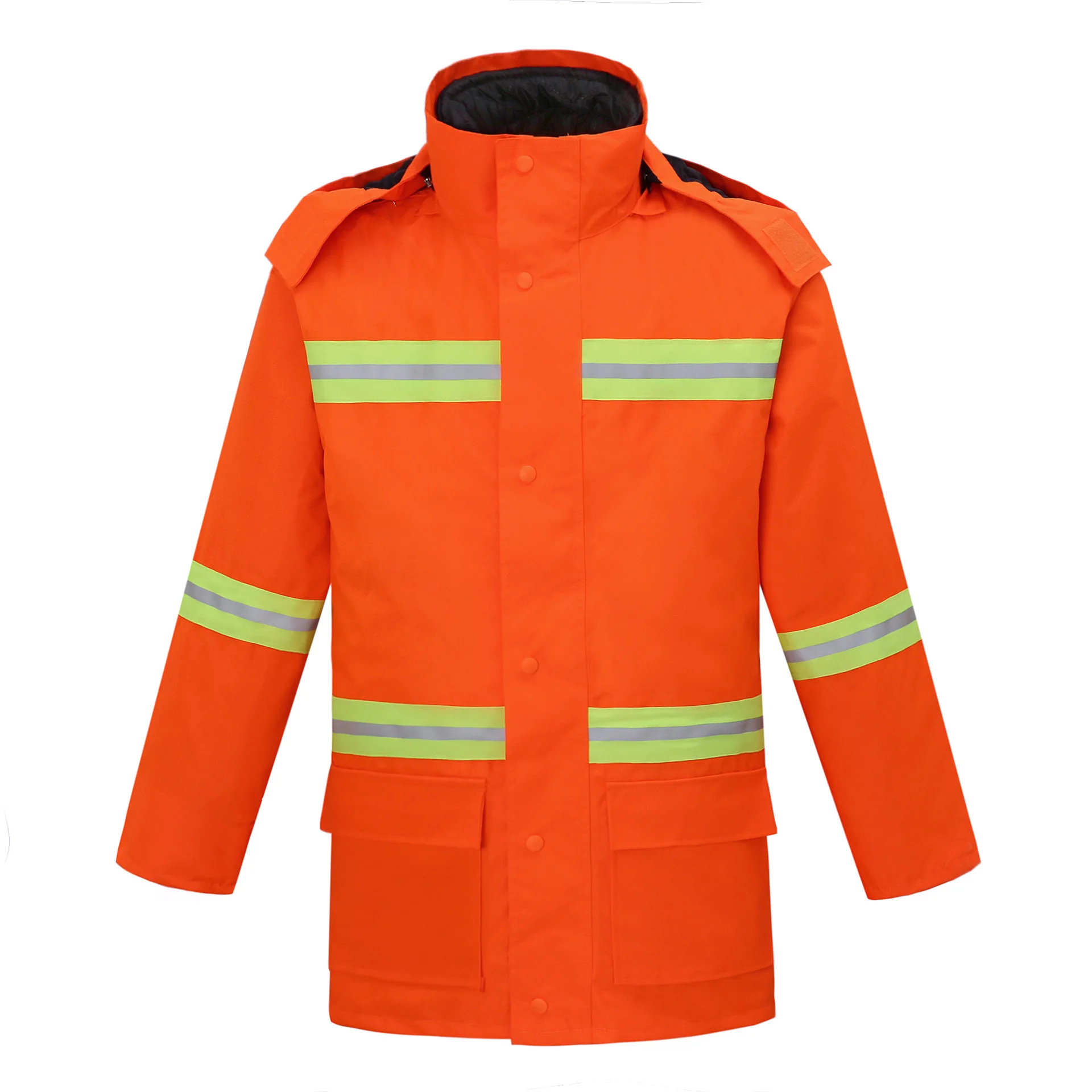 Factory customized reflective raincoat for construction transportation waterproof snow prevention reflective raincoat