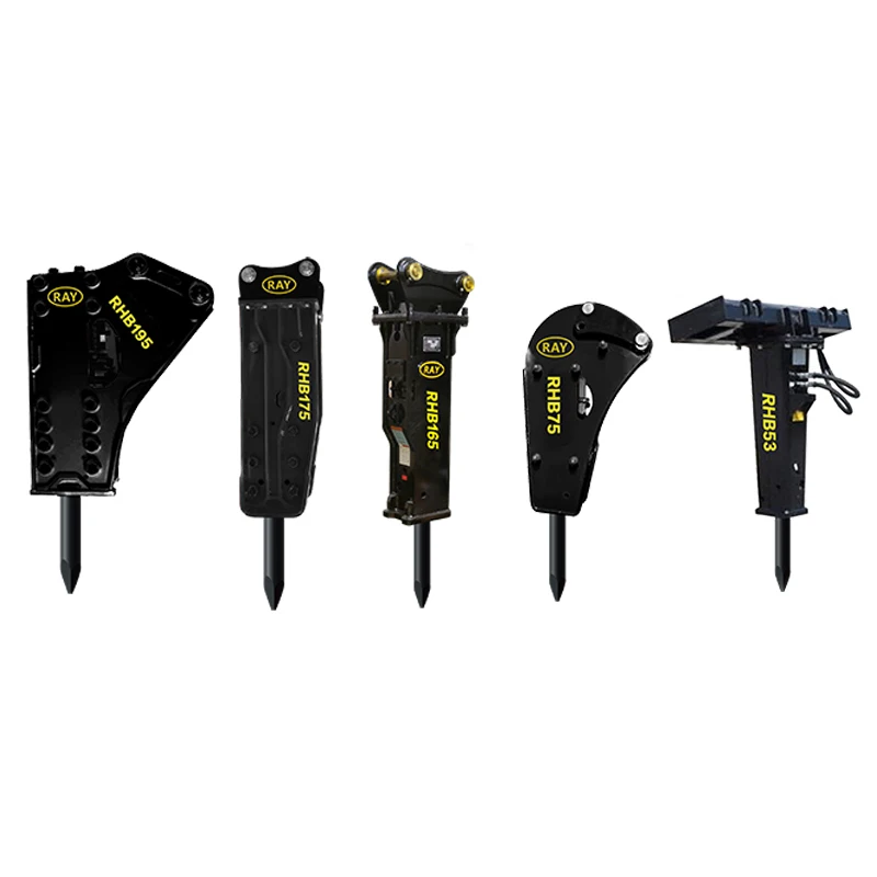 Skid Steer Loader Excavator Hammer RHB135 Rock Concrete Breaker Hydraulic Hammer/Chisel for Breaker Hydraulic