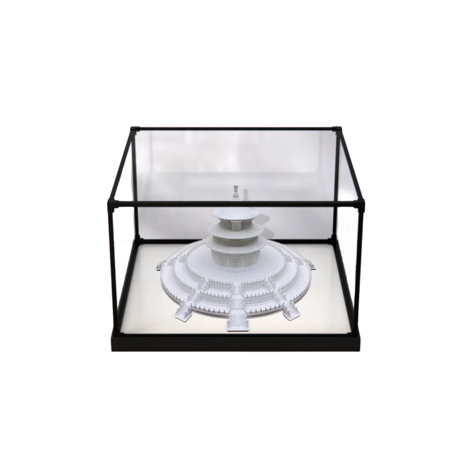 Display Case for Collectibles Assemble Clear Acrylic Box Alternative Glass Case for home and kitchen