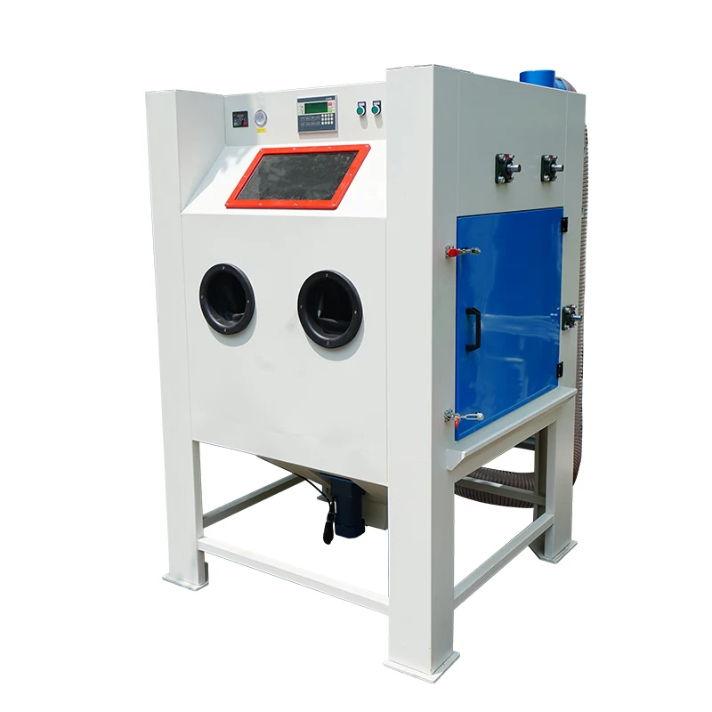 Industrial automatic wheel sand blasting machine