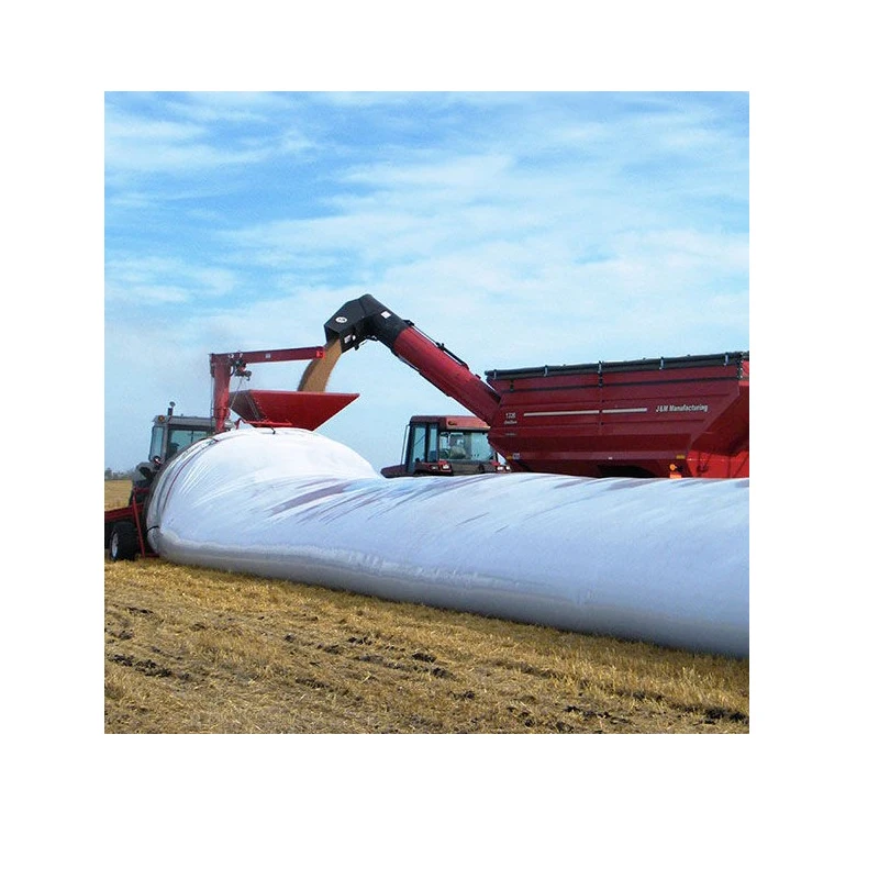 Chinese factory 9ft 10ft 12ft Silage bag and White/Black PE plastic silo bag sleeves for agriculture