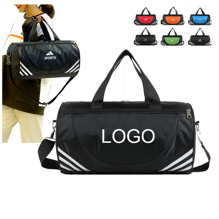 Low MOQ Custom Portable Sports Duffle Bags Gym Weekend Travel Mens Womens Duffel Bag