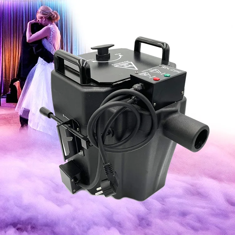 Mini 3500W dry ice fog machine wedding low lying fog machine party show disco low fog machine