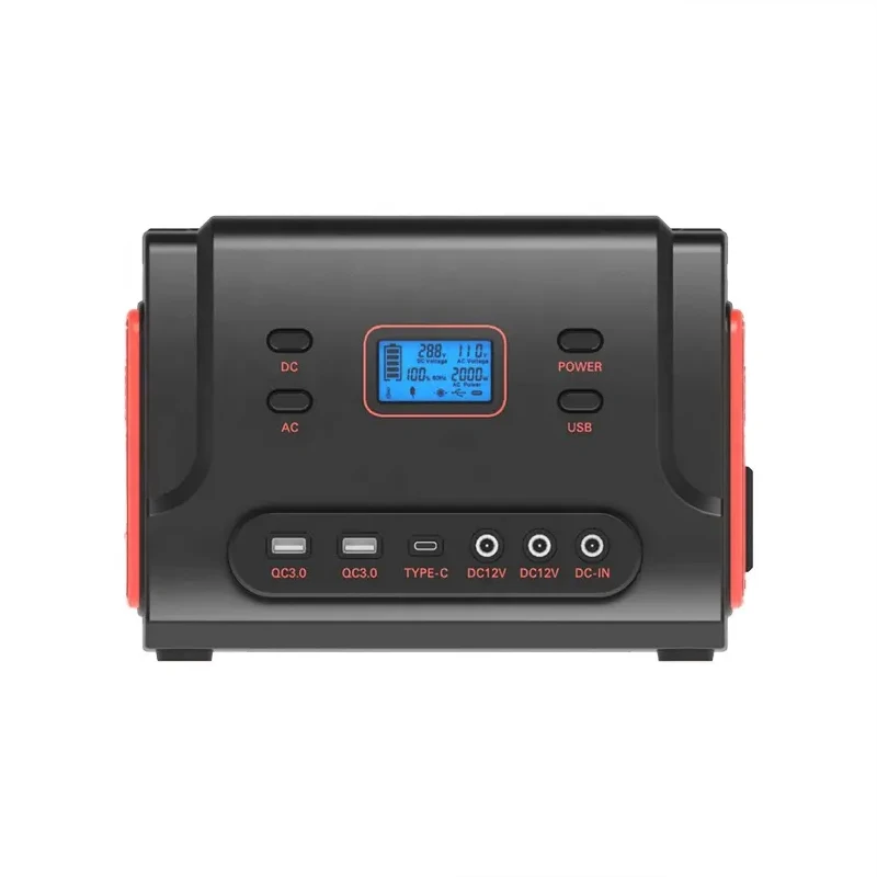 China Mobile Trailer With 2200mAh Supplier Solar Panel 300w 500w Fast Charging Portable Power Station For Outdoor And Home