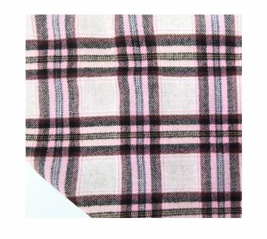 High quality cotton yarn dyed and brushed flannel fabric with fashionable and stylish style