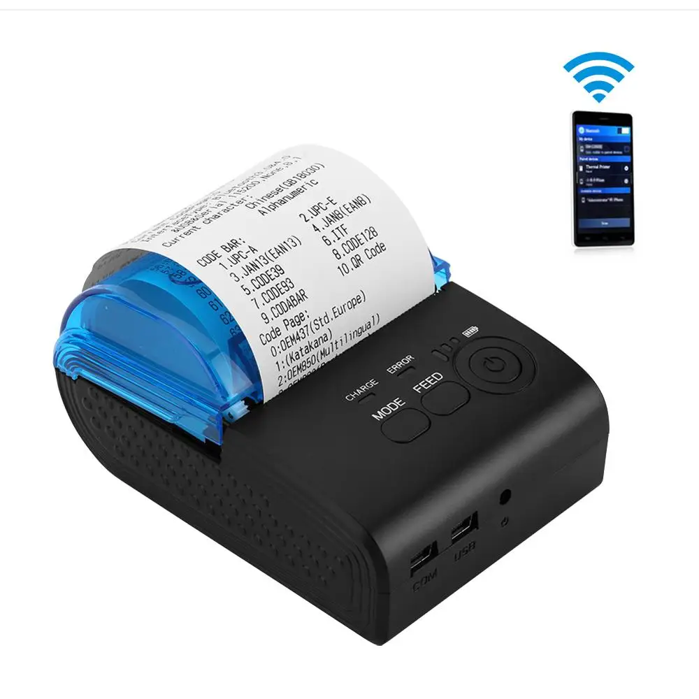 58mm 2inch sdk ios usb small bill handheld wireless receipt pos printer mobile ticket mini thermal portable printer for android