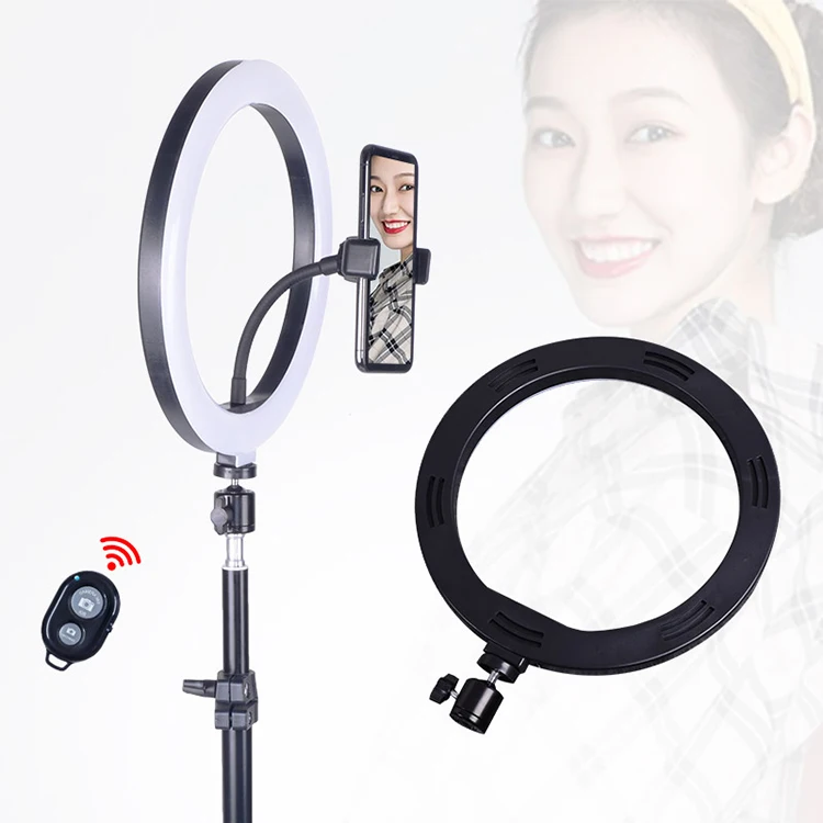 Hot Selling On Amazon True Good Quality 10 Inch Fill Light Tik Tok Video Selfie Flexible Ringlight Ring Lights For Girls