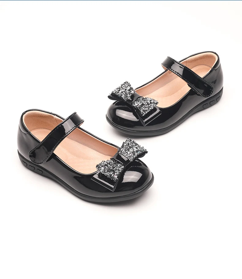 Girls Leather Shoes 2021 Wholesale Baby Girls Casual Genuine Leather Children Oxford Formal Girls Dress Shoes