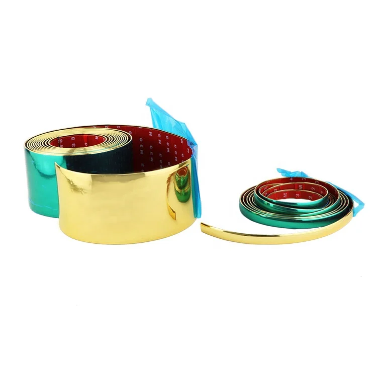 Полоски для отделки дивана из хромированного ПВХ