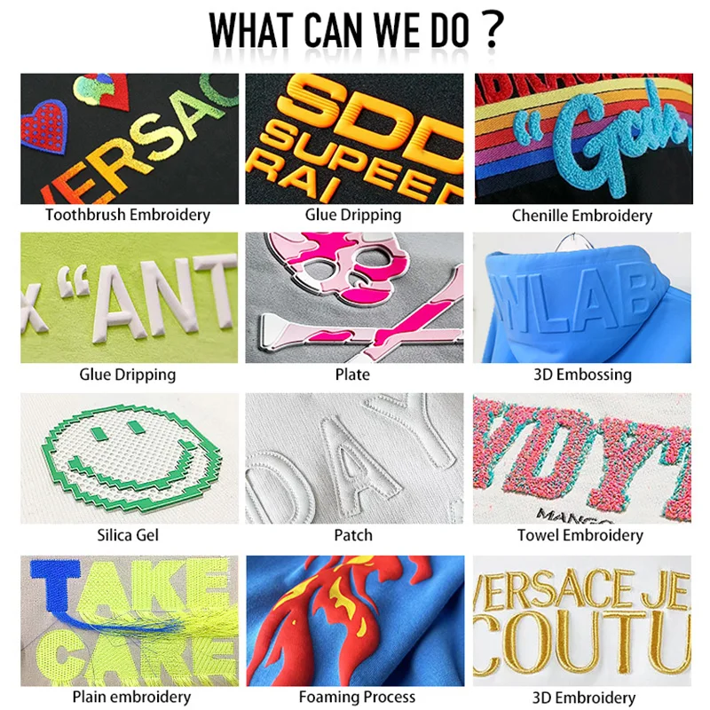 Wholesale custom logo OEM high quality embiordery multi pocket hoodies sweatshirt street wear