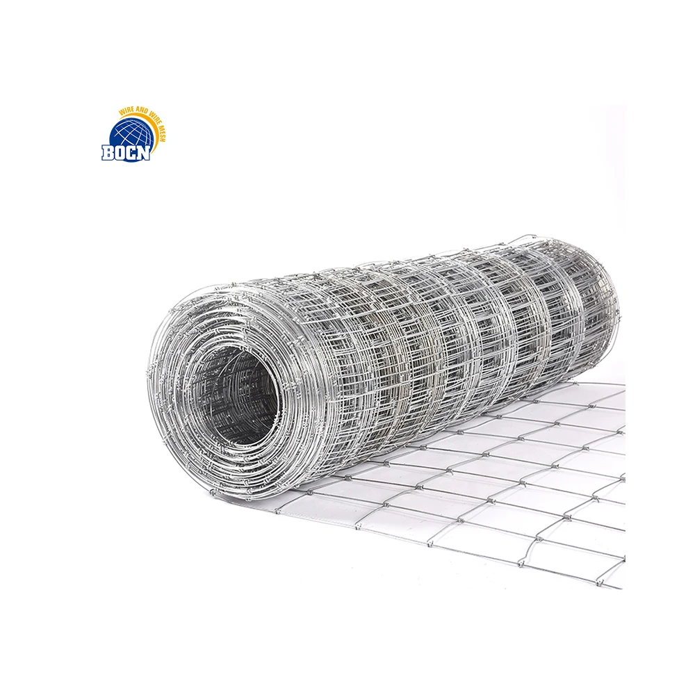 BOCN manufacturer Wholesale Galvanized Grassland Wire Mesh Fence Cattle/Sheep/Field/Deer/horse Farm Fence Roll