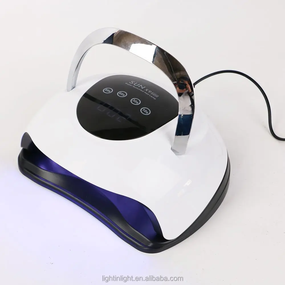 
SUN X9 MAX UV LED Lamp Nail Dryer 220W Gel Polish Curing Lamp with Motion Sensor LCD Display Fast Drying Gel Nail Manicure Tool 