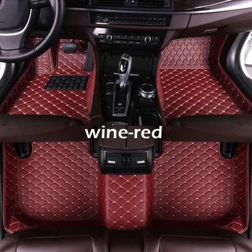 5D Leather waterproof anti slip customized Car Floor Mat Carpe for Kia Audi Toyota Honda Ford