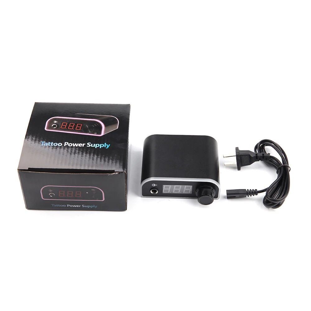 Dragoart Tattoo Supply Digital Control Colorful LED Rainbow Tattoo Power Supply
