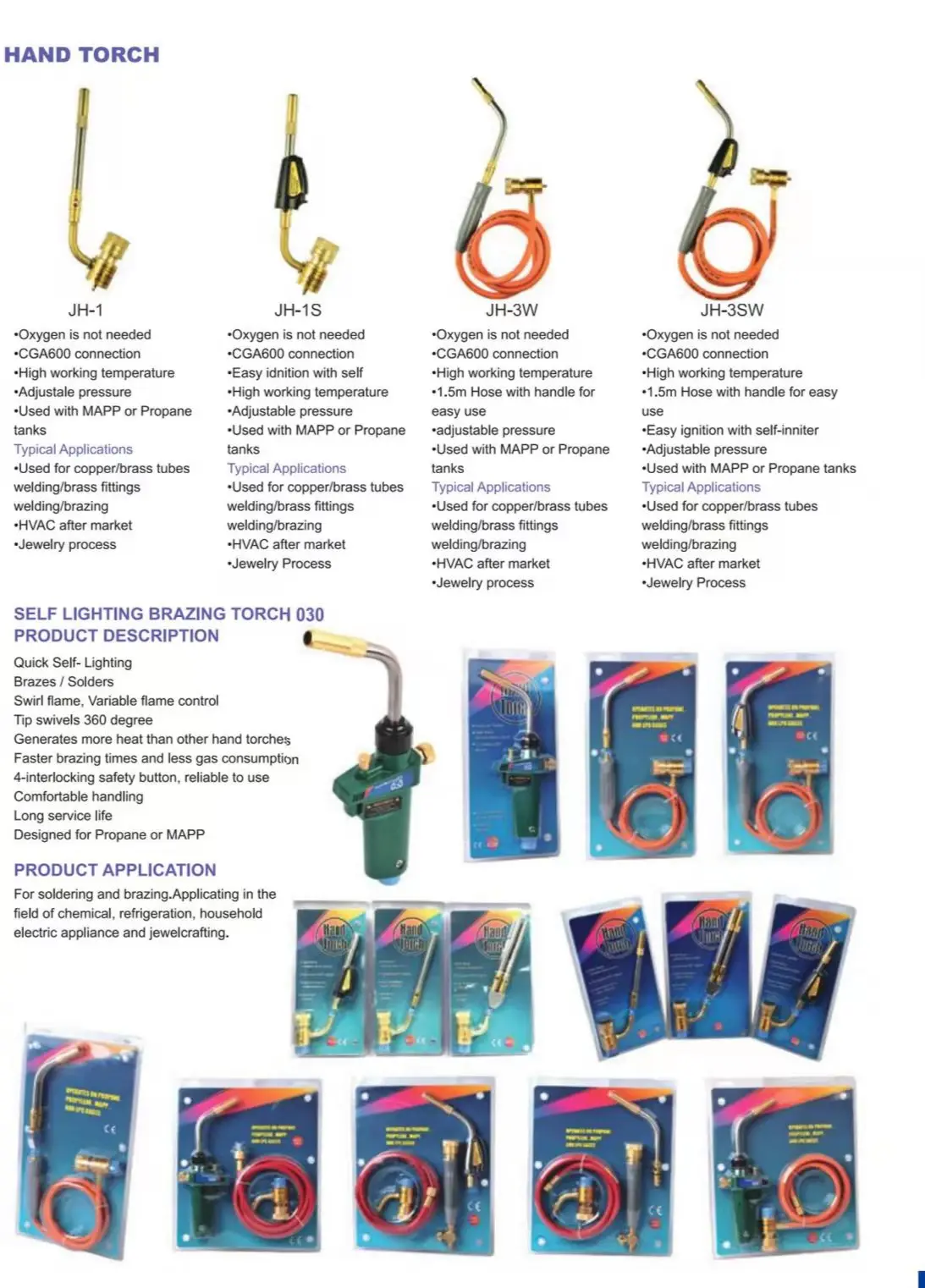 MAPP Gas Welding Torch, Swirl Flame Solder Gun for Welding Sanitary Jewellery with CGA600 Connection