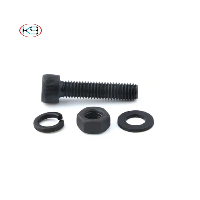 Black Inner-hexagon Screw 8.8 and 12.9 Grade High-strength Screw Cylindrical Head Bolt Cup Head Screw M2 M3 M4 M5 M6 M8