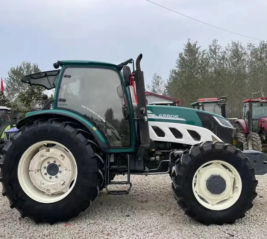 140HP 4WD Used Agricultural Tractor ARBOS Brand Farm Equipment  Wheel Tractor With Disc Plow Farming Tools for Sale