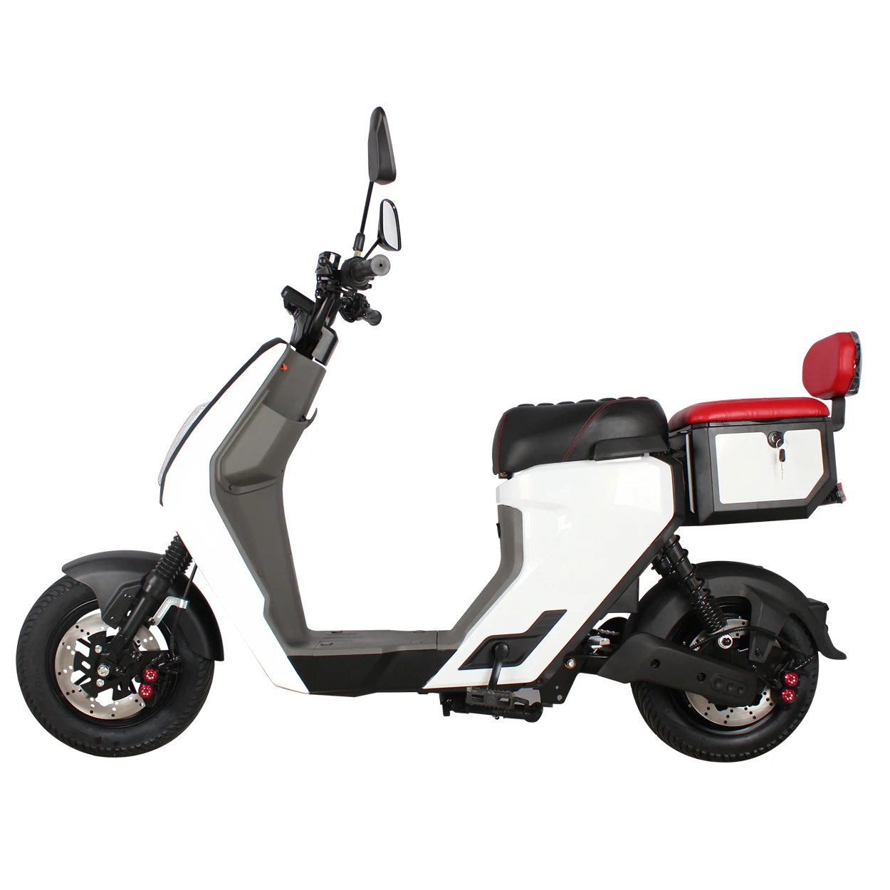 2024 New Fashion48v 350w High-Speed Motor for Adults Cheap Price Electric Moped & Scooters Moto Bike Motorcycle CKD Electronic
