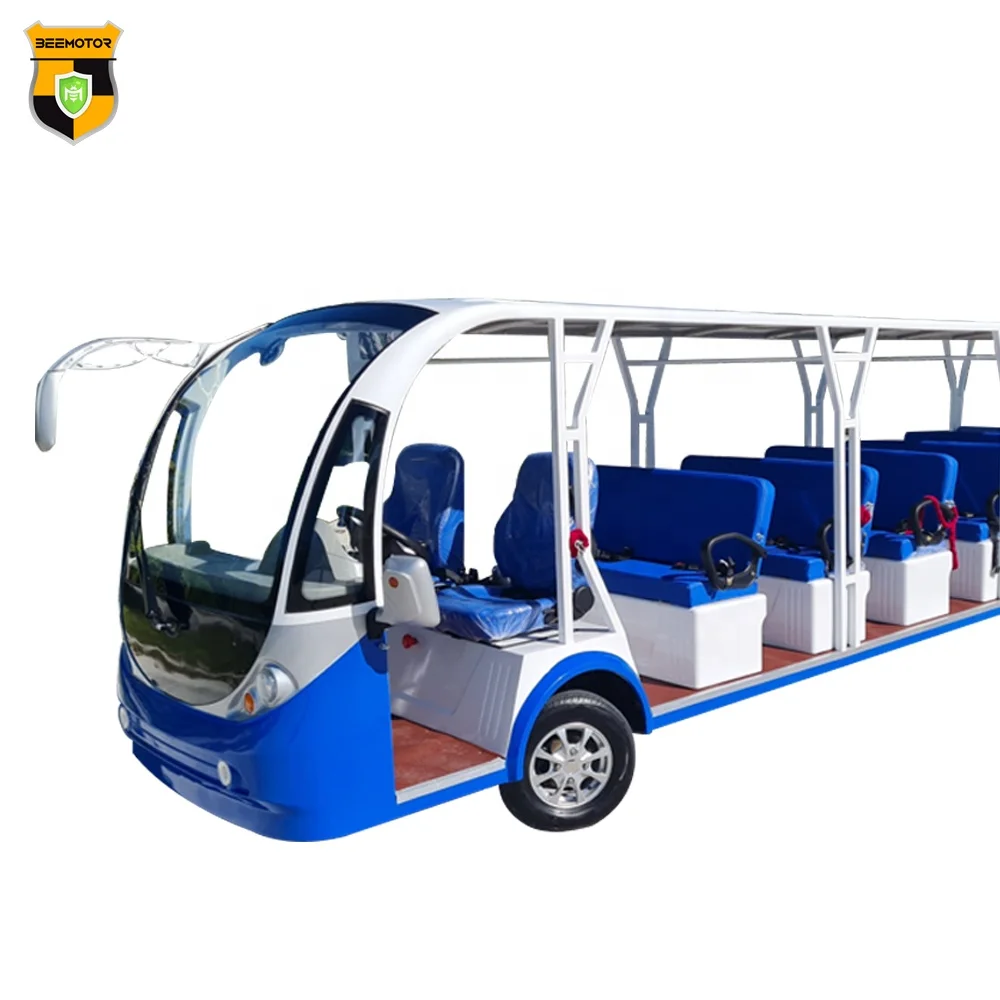 23 Seat Electric Shuttle Bus 72V Lithium City Electric Shuttle Bus For Sale