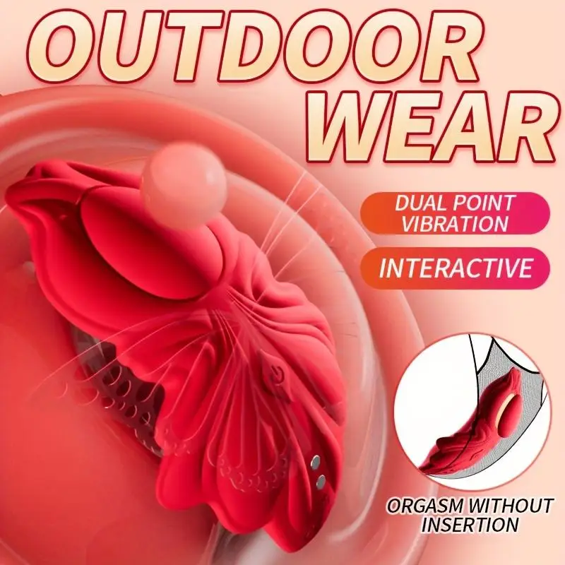 App Remote Control Wearable Panties Clitoral Vibrating Vagina Anal Stimulator Butterfly Vibrators Sex Toy For Women Couple