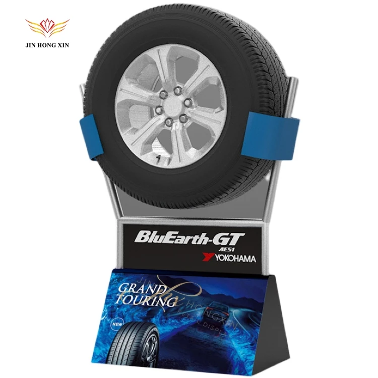 China manufacturer Goodyear metallic metal stand/ shop retail tyre display