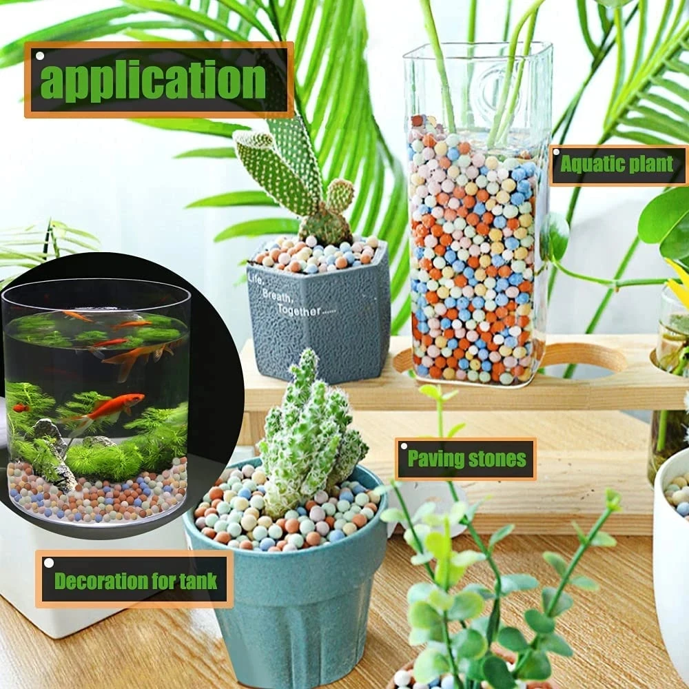 Horticulture  Clay Balls  Ceramsite  Clay Pebbles  Color Clay Garden Balls