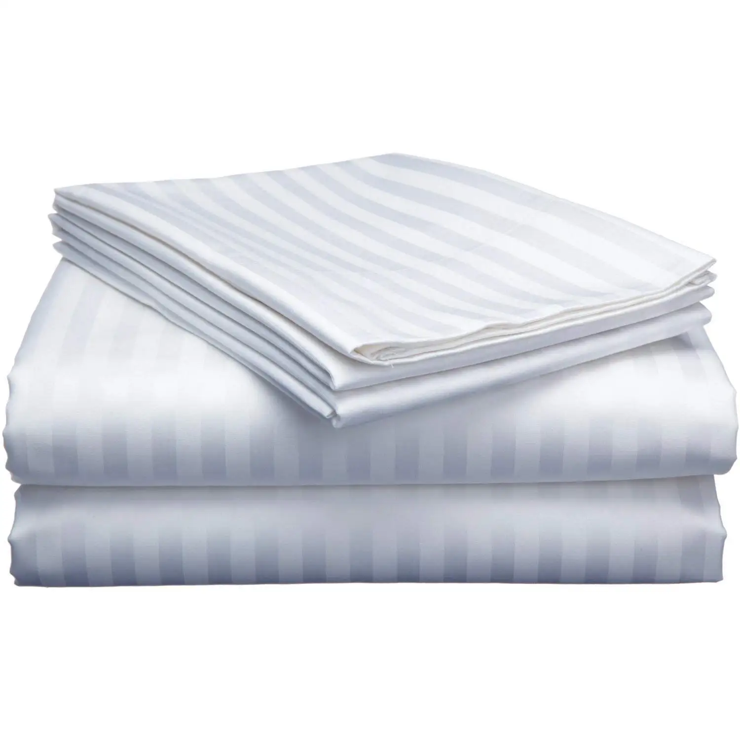 1cm stripe customized hotel bedding set 1cm hotel duvet cover bed sheet set for hotel and home