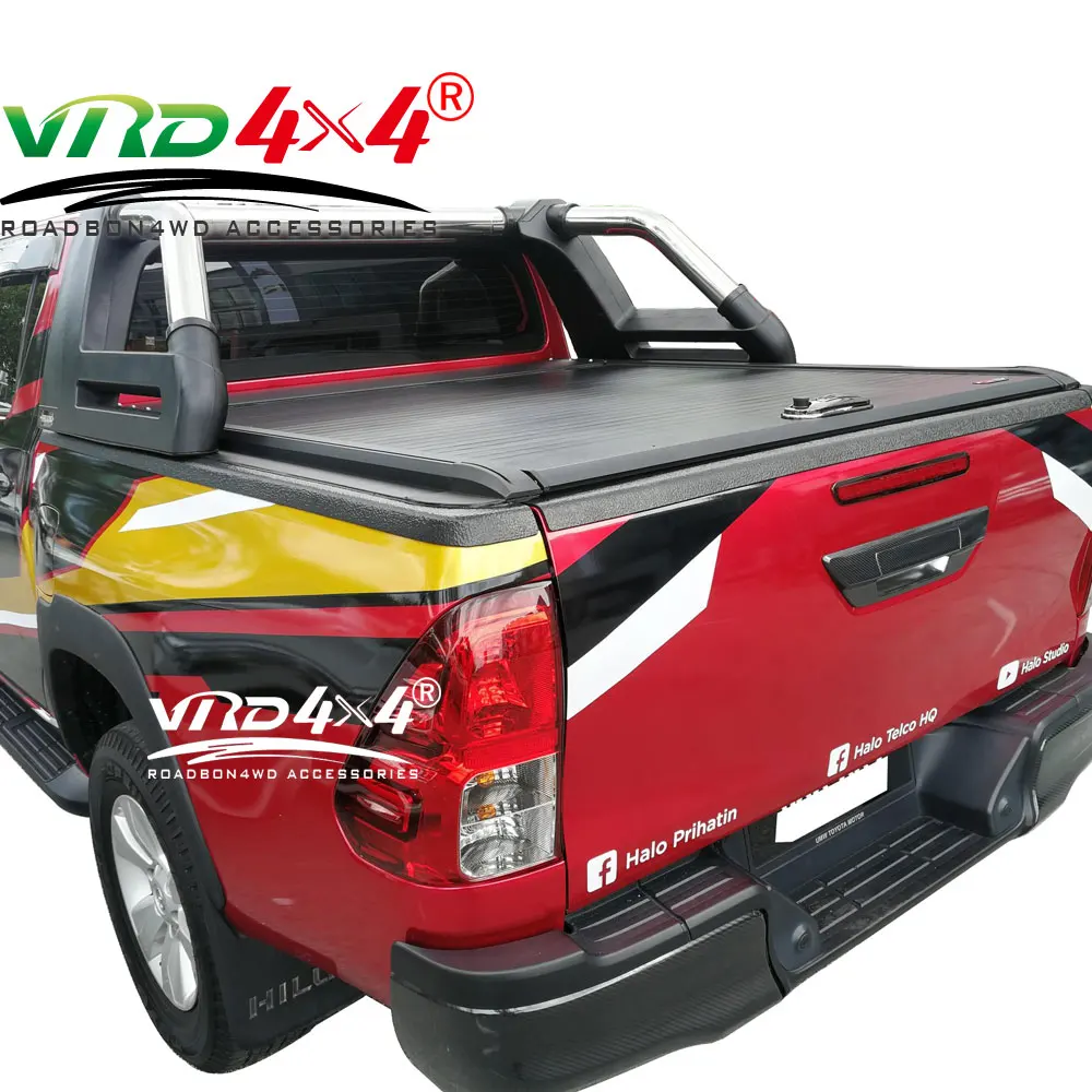 VRD4X4 алюминиевая роликовая крышка затвора D MAX пикап верхняя Выдвижная рулонная виниловая крышка для пикапа Ranger Hilux Navara Triton