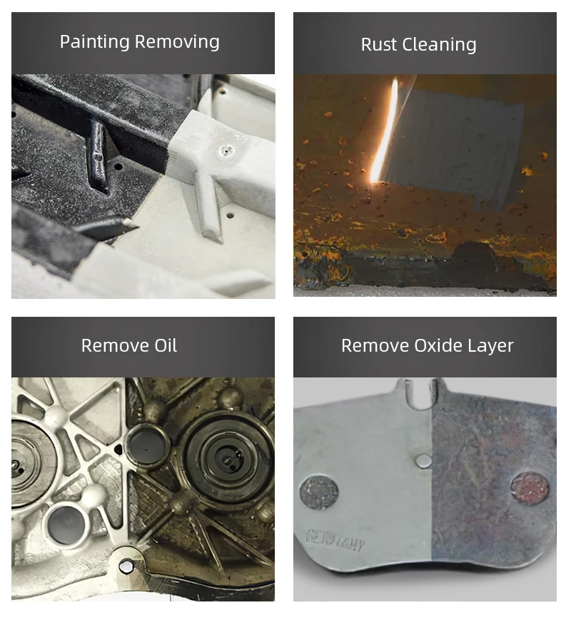 
Portable 100W Laser Metal Rust Cleaner 