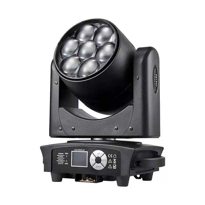 hot sale 7x40w wash moving head light Wash Moving Head Bee Eye LED Effect Dj Club Light for Disco Stage Wedding Party