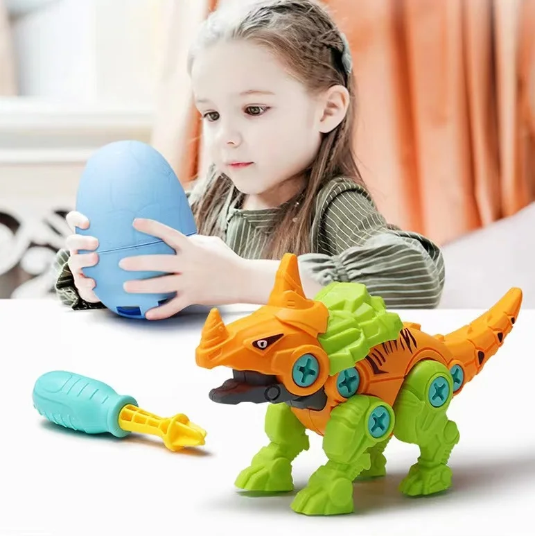 DIY Dinosaur Assembly Egg Pack Toys Take Apart Dinosaur Blocks Assemble Toys Building Blocks For Kids