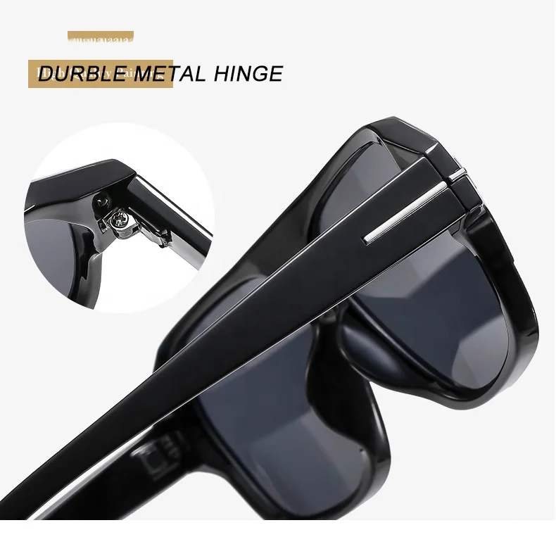 Factory Small MOQ high quality oem famous brand designer style luxury oversized tf sunglasses for men