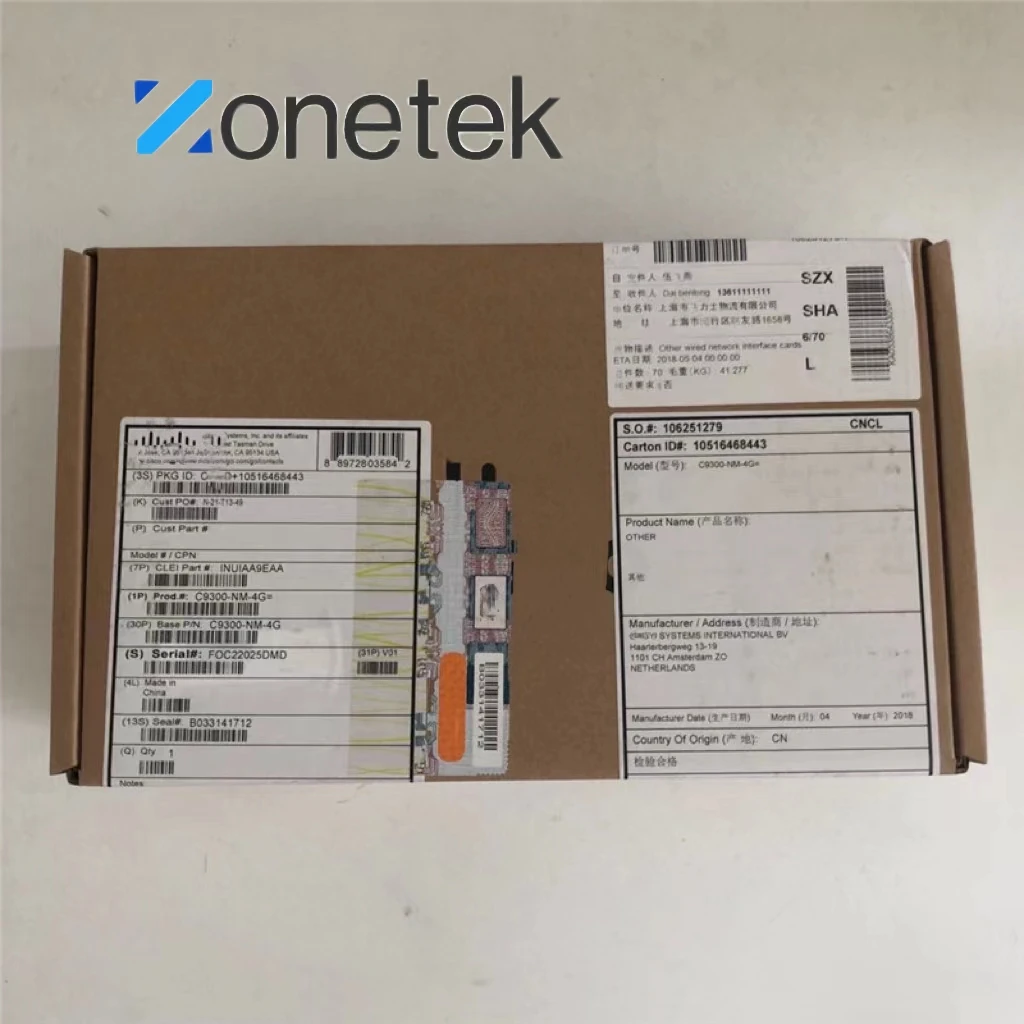 100% NIB C9300 series 2 x 40GE Network switch Module card C9300-NM-2Q