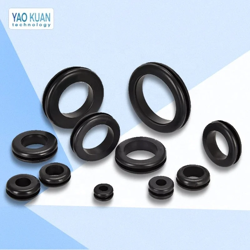 Rubber Grommets Double-sided Guard Coil Environmental protection, Insulation and Wear Resistance