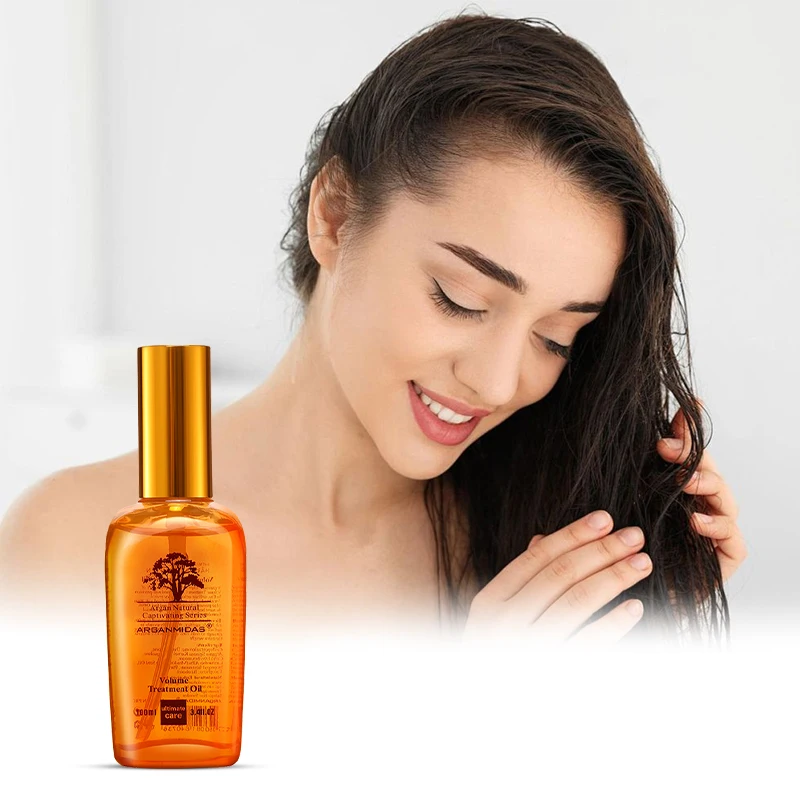 Arganmidas SPA Hair Treatment Argan Oil Protein Repair Brighten Boost Volume Moroccan Argan Hair Oil For Damaged Hair