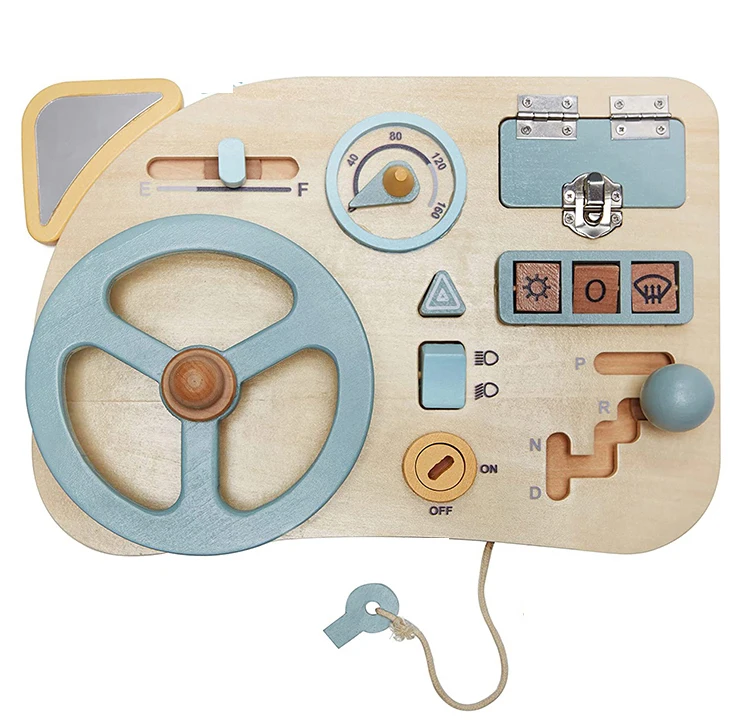 Бесплатный образец большая моющаяся деревянная настенная игрушка Монтессори доска 3d детская для малышей