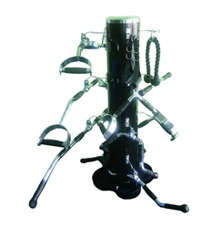 Hot sale best quality fitness accessories gym stand hand rack multi use cable attachment rack storage