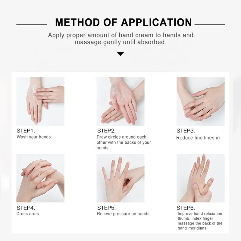 Private Label Wholesale Hand Care Hydrating Moisturizing Skin Exfoliator Horse Oil Hand Cream