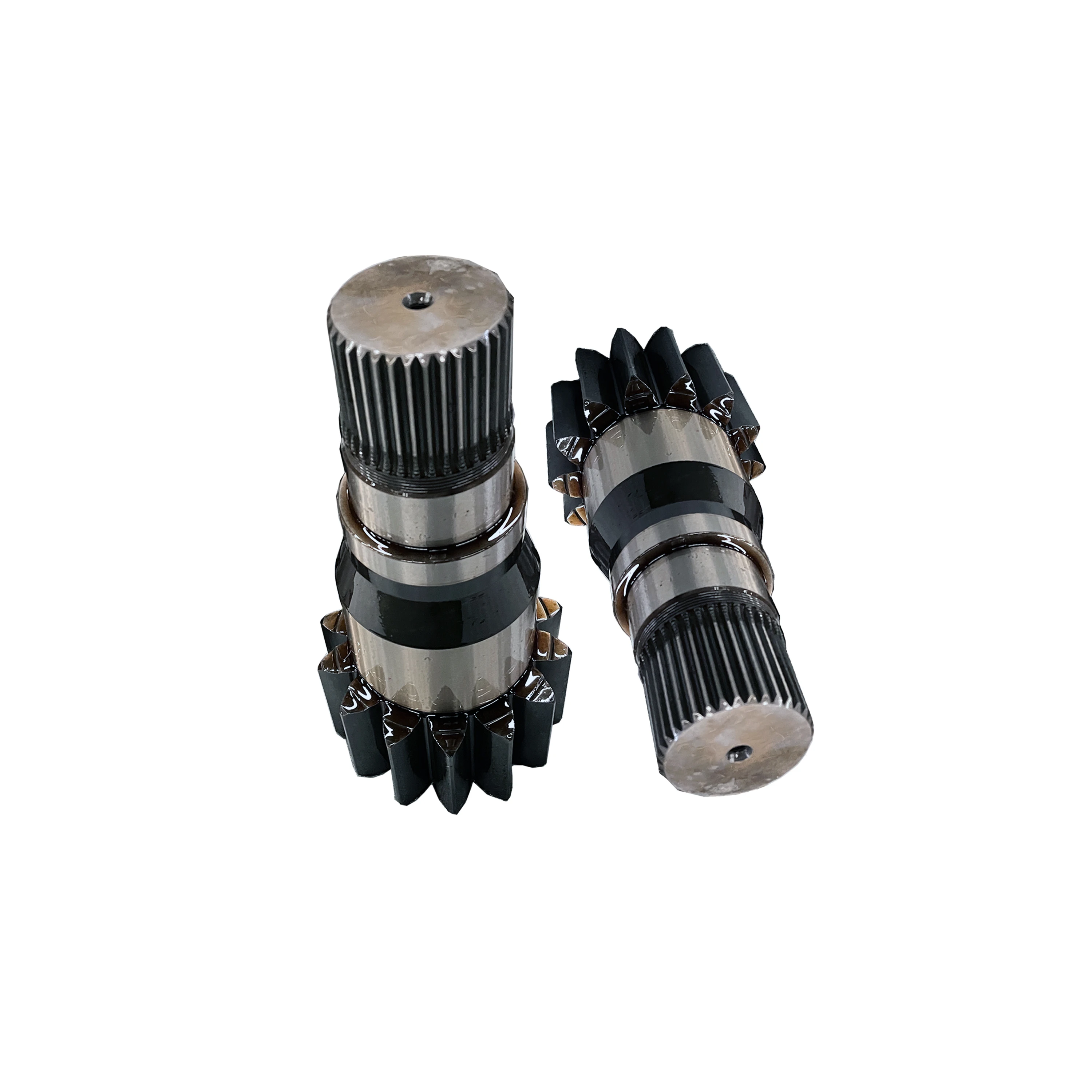 Factory direct 8m CNC horizontal lathe processing large step shaft. Precision 42Crmo forging long shaft. Forging spindle