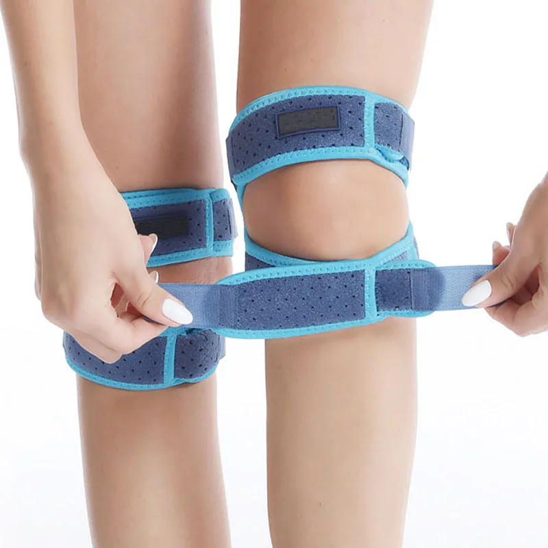 Special skipping rope fitness running summer sweat-absorbing knee brace badminton adjustable patella protection belt