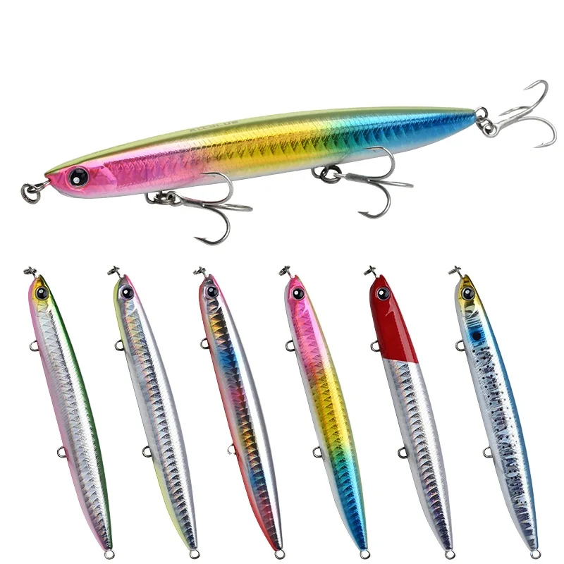 ALLBLUE SPARROW 130 Floating Wobbler Long Casting Pencil Artificial Bait Tackle