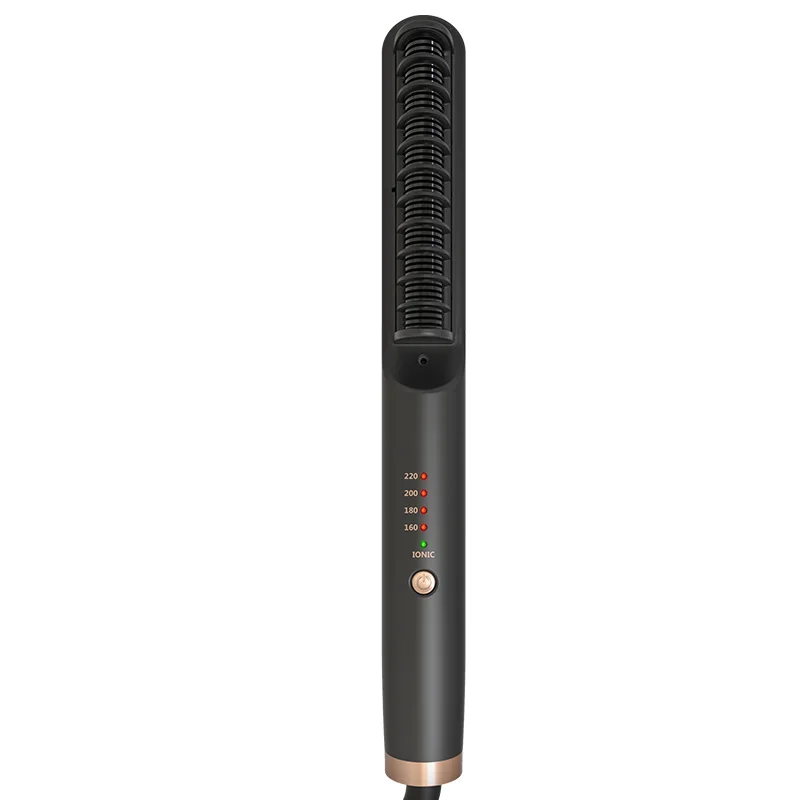 Factory Fast Heating 2 in 1 Hair Straightening and Curling Hair Brush