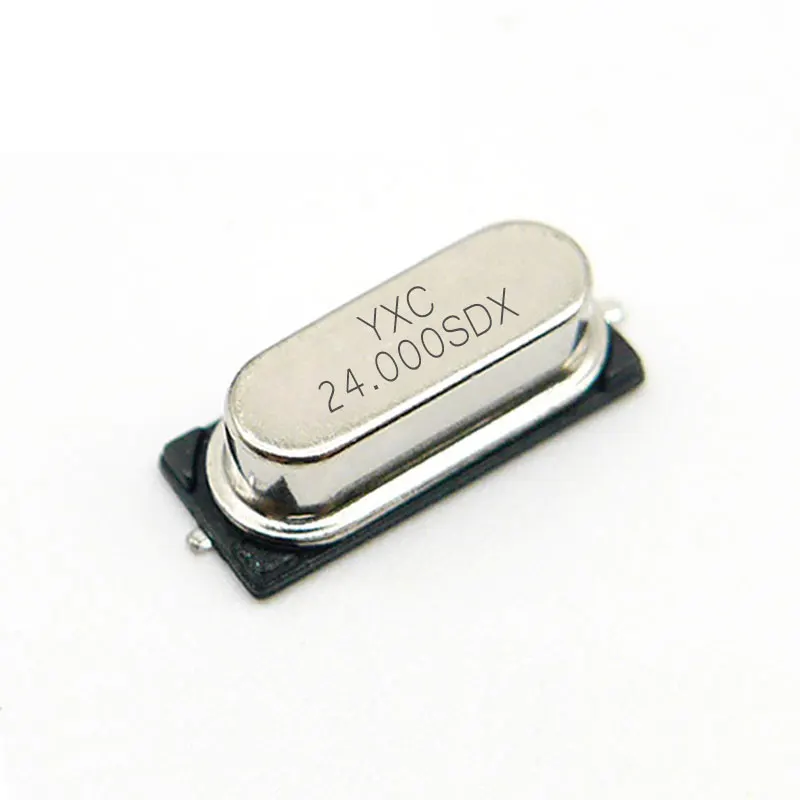49 SMD Xtal 20PPM 20pF 24 MHz 24.000MHz Quartz Crystal Resonator 24MHz
