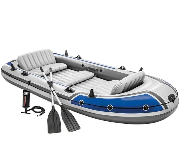 OEM 3.15m*14.5m PVC inflatable fishing boat rowing boat