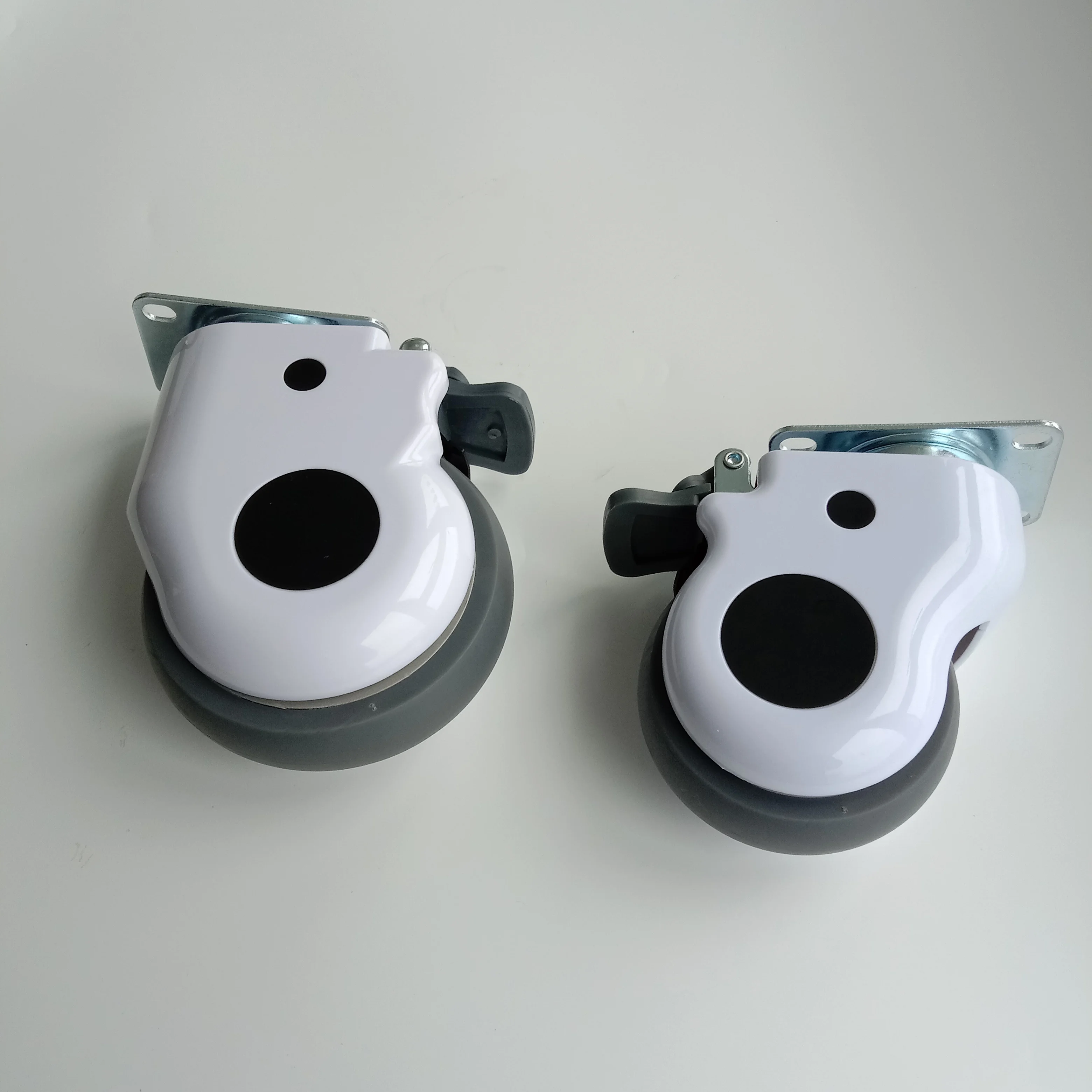 2024 Best Selling Threaded Stem Double Wheels Medical Caster For Hospital Medical Casters Wheels