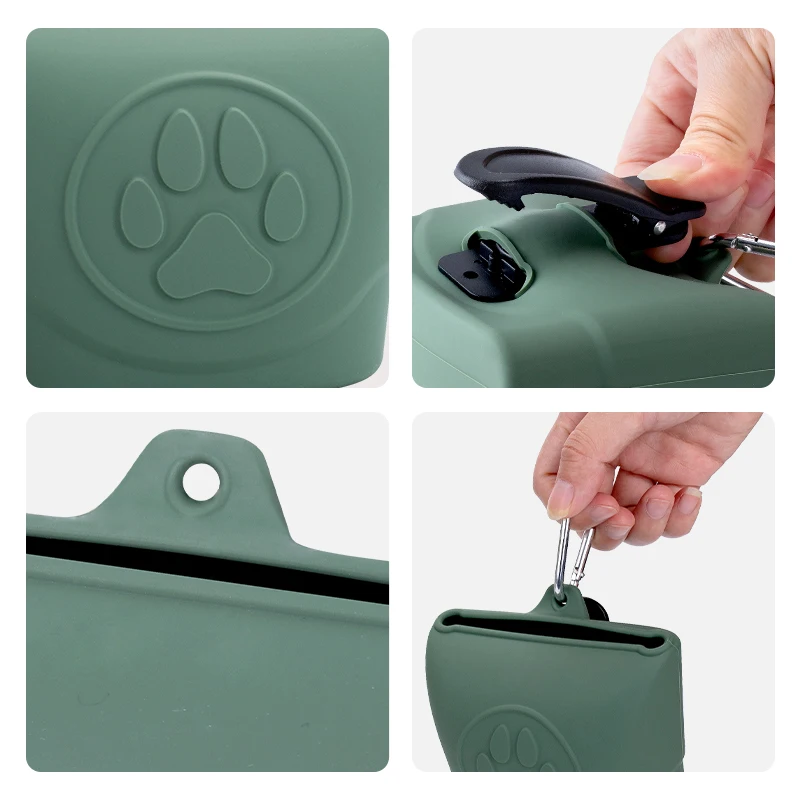 Guangdong manufacturer dog treat training pouch bag silicone dog treat pouch portable dog treat pouch bag