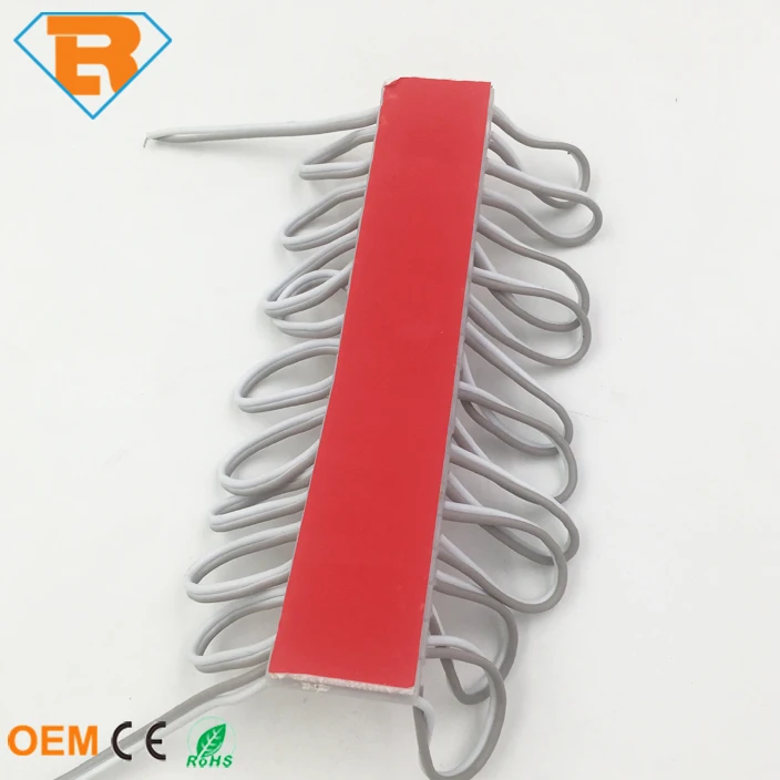 DC12V 2led SMD2835 26*7mm IP65 Waterproof Plastic Mini LED Module for Advertising Signage Boards