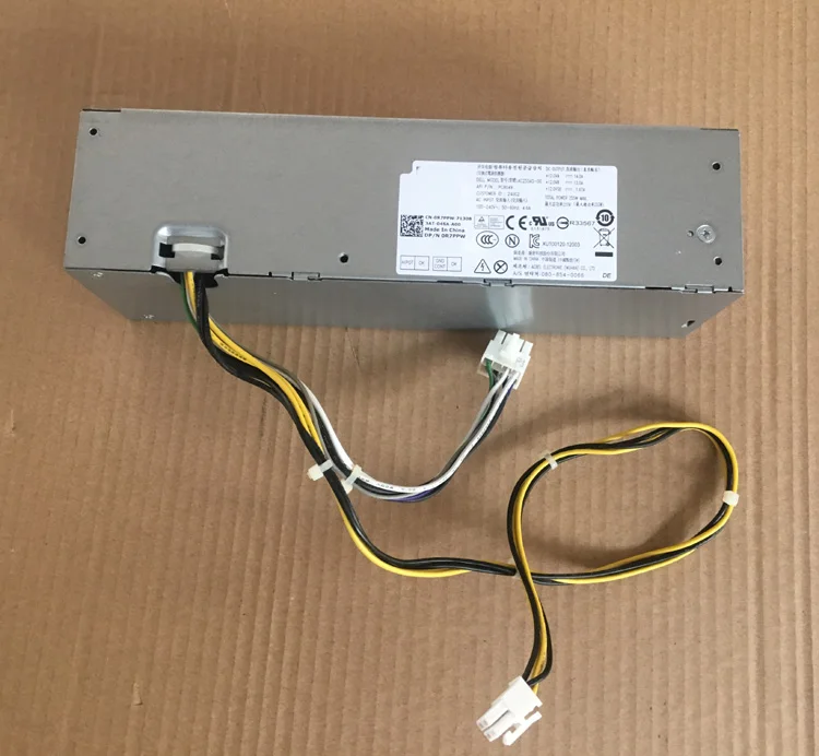 255W блок питания PSU для Dell Optiplex 3020 7020 9020 T1700 с волокнно-Оптической вилкой AC255AS-00 R7PPW